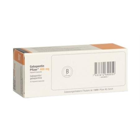 Gabapentin Pfizer Kaps 400 mg 50 pcs - PrimeCare Global