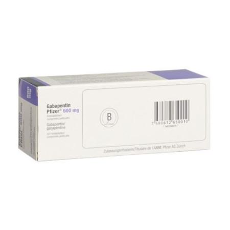 Gabapentin Pfizer Filmtablet 600 mg 50 pcs - PrimeCare Global