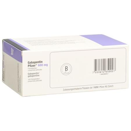 Gabapentin Pfizer Filmtablet 600 mg 100 pcs - PrimeCare Global