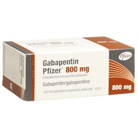 Gabapentin Pfizer Filmtablet 800 mg 100 pcs - PrimeCare Global