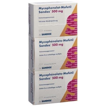 Mycophenolate mofetil Sandoz Filmtabl 500 mg 150 pcs - PrimeCare Global