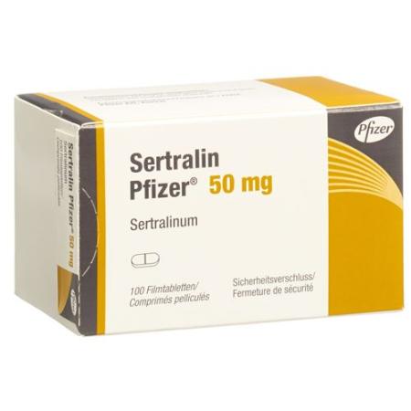 Sertraline Pfizer Filmtablet 50 mg 100 pcs - PrimeCare Global