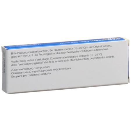 Citalopram Helvepharm Filmtabl 40 mg 14 pcs - PrimeCare Global