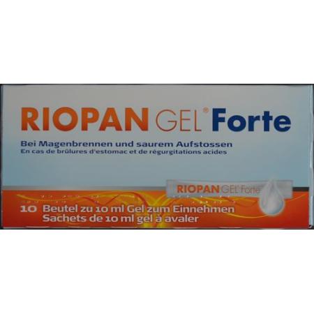 Riopan Gel Forte 1600 mg 10 bags 10 ml - PrimeCare Global