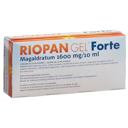 Riopan Gel Forte 1600 mg 10 bags 10 ml - PrimeCare Global