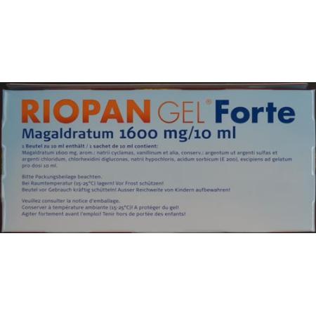 Riopan Gel Forte 1600 mg 10 bags 10 ml - PrimeCare Global
