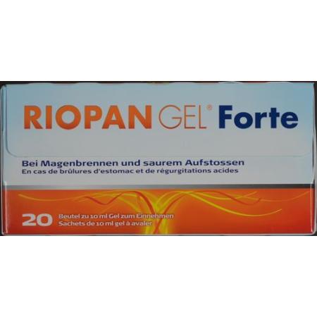 Riopan Gel Forte 1600 mg 20 bags 10 ml - PrimeCare Global