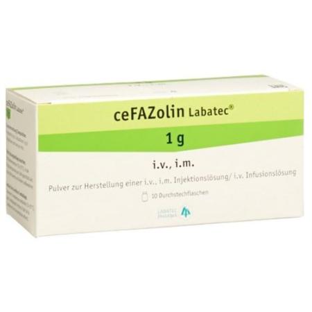 Cefazolin Labatec dry sub 1 g permeate 10 pcs - PrimeCare Global