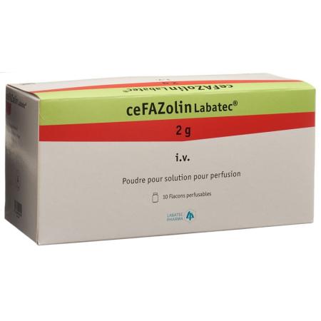 Cefazolin Labatec dry sub 2 g through 10 pcs - PrimeCare Global
