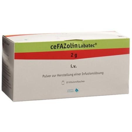 Cefazolin Labatec dry sub 2 g through 10 pcs - PrimeCare Global
