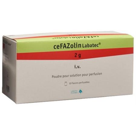 Cefazolin Labatec dry sub 2 g through 10 pcs - PrimeCare Global