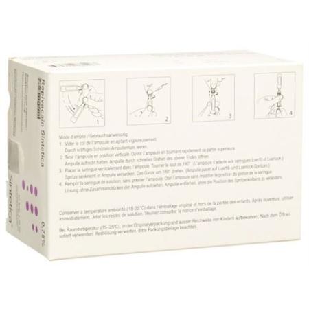 Ropivacaine Sintetica Inj L&ouml;s 7.5 mg/ml 20ml ampoules 10 pcs - PrimeCare Global