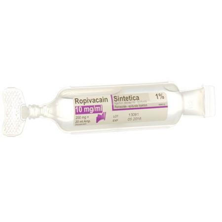 Ropivacaine Sintetica Inj L&ouml;s 10 mg/ml 20ml ampoules 10 pcs - PrimeCare Global
