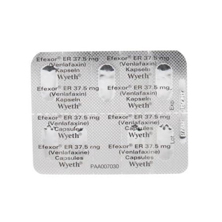 Efexor ER Kaps 37.5 mg with extended release 28 pcs - PrimeCare Global