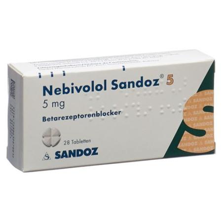 Nebivolol Sandoz Tabl 5 mg 28 pcs - PrimeCare Global