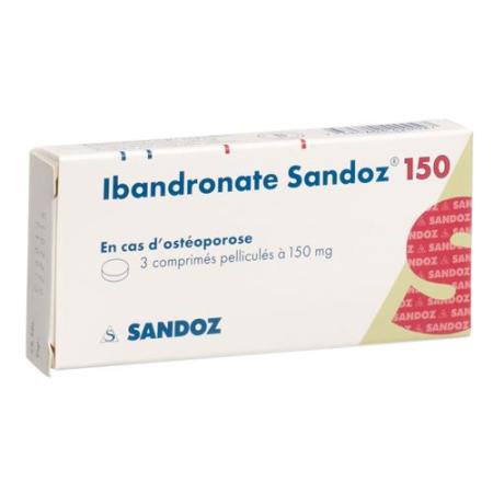 Ibandronat Sandoz Filmtabl 150 mg 3 pcs - PrimeCare Global