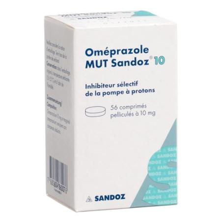 Omeprazol MUT Sandoz Filmtabl 10 mg Ds 56 pcs - PrimeCare Global