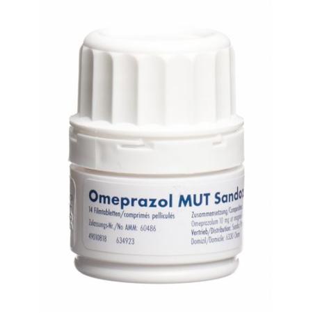 Omeprazol MUT Sandoz Filmtabl 10 mg Ds 56 pcs - PrimeCare Global