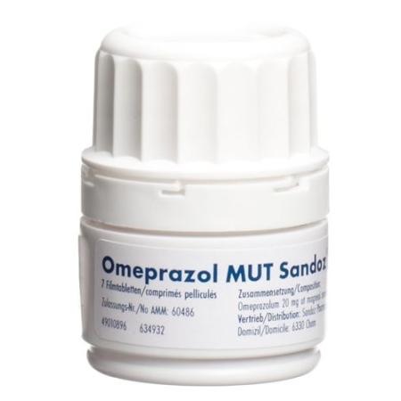 Omeprazol MUT Sandoz Filmtabl 20 mg Ds 56 pcs - PrimeCare Global