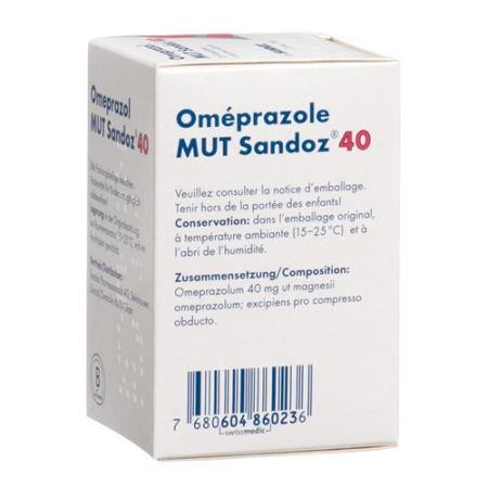 Omeprazol MUT Sandoz Filmtabl 40 mg Ds 28 pcs - PrimeCare Global
