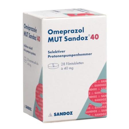 Omeprazol MUT Sandoz Filmtabl 40 mg Ds 28 pcs - PrimeCare Global