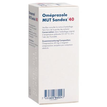 Omeprazol MUT Sandoz Filmtabl 40 mg Ds 56 pcs - PrimeCare Global