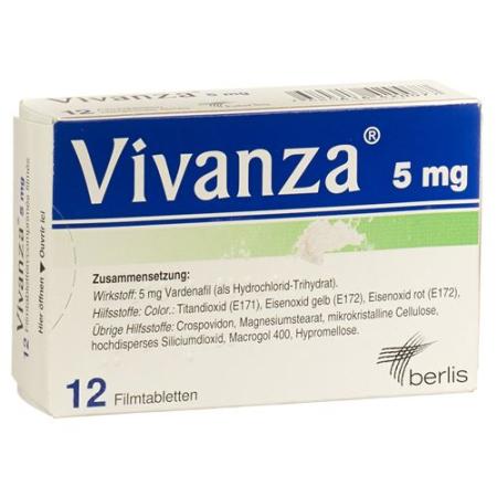 Vivanza Filmtablet 5 mg 12 pcs - PrimeCare Global