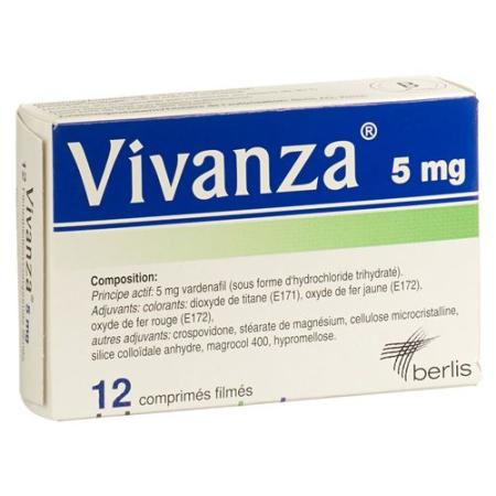 Vivanza Filmtablet 5 mg 12 pcs - PrimeCare Global