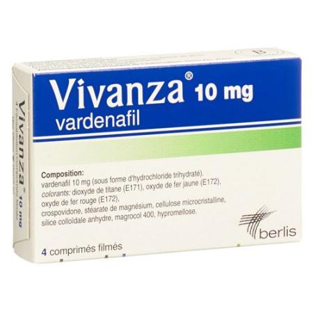 Vivanza Filmtablet 10 mg 4 pcs - PrimeCare Global