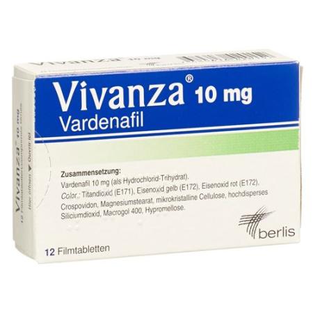 Vivanza Filmtablet 10 mg 12 pcs - PrimeCare Global