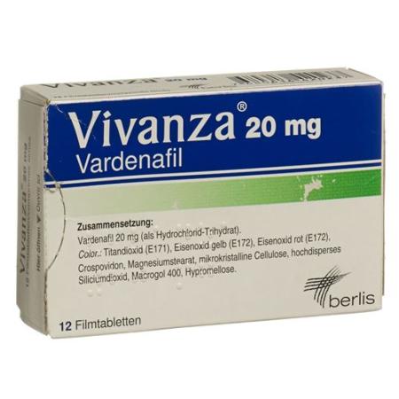 Vivanza Filmtablet 20 mg 12 pcs - PrimeCare Global