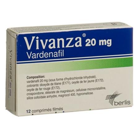 Vivanza Filmtablet 20 mg 12 pcs - PrimeCare Global