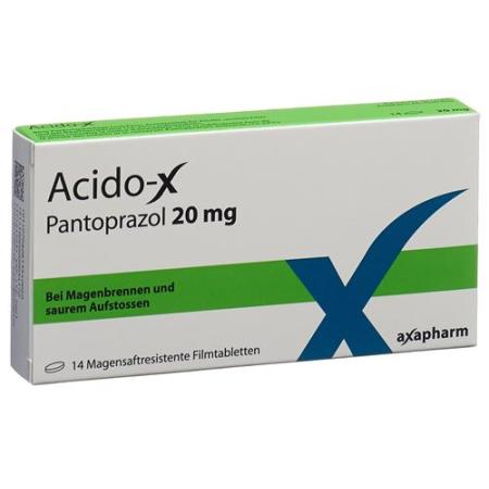 Acido-X Filmtablet 20 mg 14 pcs - PrimeCare Global