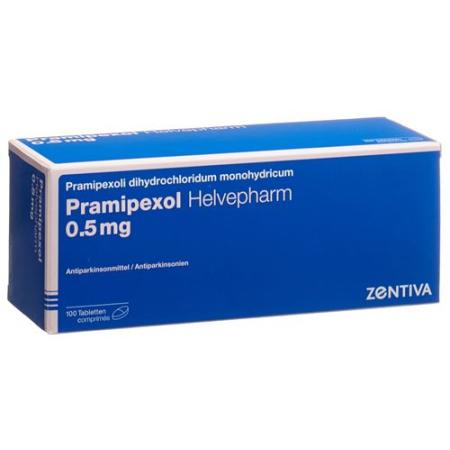 Pramipexole Helvepharm Tabl 0.5 mg 100 pcs - PrimeCare Global