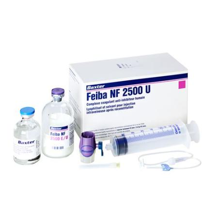Feiba NF dry sub 2500 E with solvent penetration - PrimeCare Global