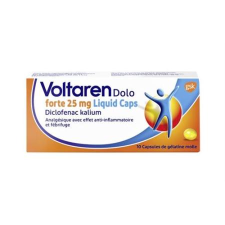 Voltaren Dolo forte Liquid caps 25 mg 10 pcs - PrimeCare Global