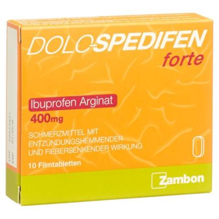 Dolo-Spedifen forte film-coated tablets 400 mg 10 pcs - PrimeCare Global