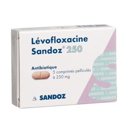 Levofloxacin Sandoz Filmtabl 250 mg 5 pcs - PrimeCare Global