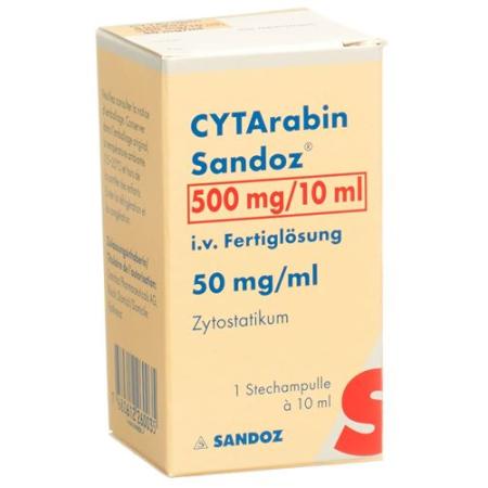 Cytarabine Sandoz Inj L&ouml;s 500 mg/10ml Durchstf - PrimeCare Global