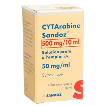Cytarabine Sandoz Inj L&ouml;s 500 mg/10ml Durchstf - PrimeCare Global
