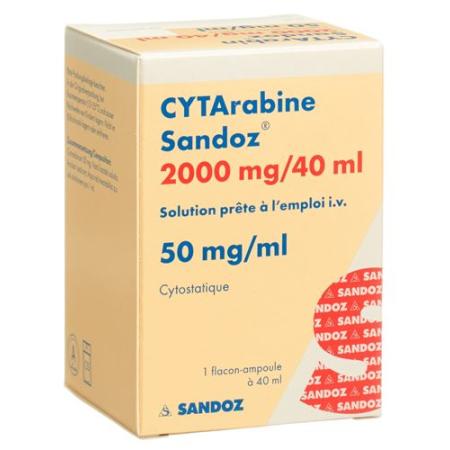 Cytarabine Sandoz Inj L&ouml;s 2000 mg/40ml Durchstf - PrimeCare Global