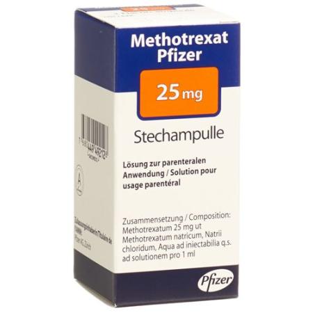 Methotrexate Pfizer Inj Los 25 mg/ml perf 1ml - PrimeCare Global