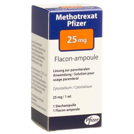 Methotrexate Pfizer Inj Los 25 mg/ml perf 1ml - PrimeCare Global