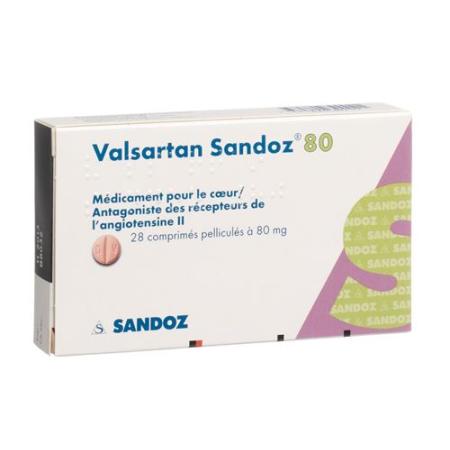 VALSARTAN Sandoz film tablets 80 mg - PrimeCare Global