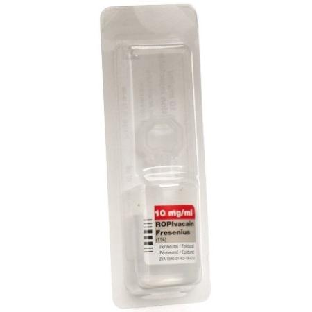 Ropivacaine Fresenius Inj L&ouml;s 10 mg/ml 10ml ampoules 5 pcs - PrimeCare Global