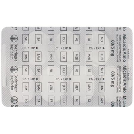 Micardis Amlo Tabl 80/5 mg 28 pcs - PrimeCare Global