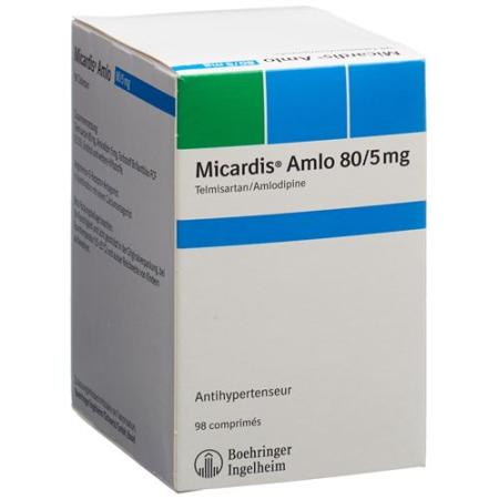 Micardis Amlo Tabl 80/5 mg 98 pcs - PrimeCare Global