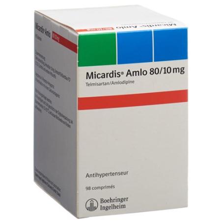 Micardis Amlo Tabl 80/10 mg 28 pcs - PrimeCare Global