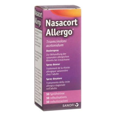 Nasacort Allergo nasal spray dosing spray 30 doses - PrimeCare Global