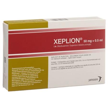Xeplion Inj Susp 50mg/0.5ml Fertspr 0.5ml - PrimeCare Global